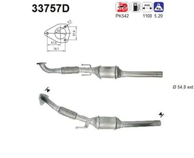 Catalizador Audi A3 · Vw GOLF IV · Vw NEW BEETLE