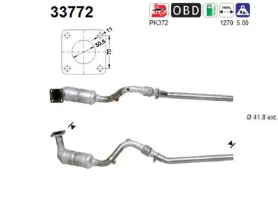 Catalizador Seat CORDOBA · Seat IBIZA II · Vw POLO III CLASSIC