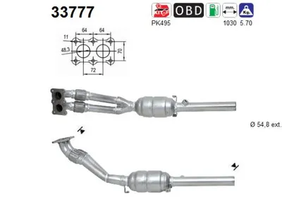 Catalizador Audi A3 · Seat TOLEDO II · Seat LEON