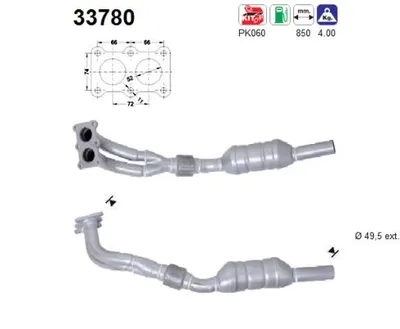 Catalizador Vw POLO III CLASSIC · Seat CORDOBA · Seat IBIZA II