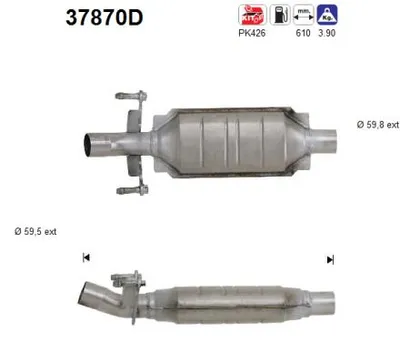 Catalizador Vw LT 28-46 II Van · Vw LT 28-46 II Platform/Chassis · Vw LT 28-35 II Bus