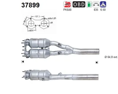 Catalizador Vw GOLF IV · Vw BORA I · Vw BORA Variant