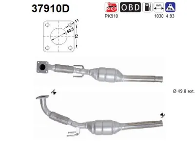 Catalizador Skoda OCTAVIA I · Vw GOLF IV · Skoda OCTAVIA I Combi