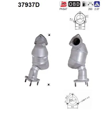 Catalizador Vw PASSAT B5.5 · Vw PASSAT B5.5 Variant · Skoda SUPERB I