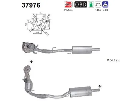 Catalizador Audi A1 · Audi A1 Sportback · Seat IBIZA IV ST