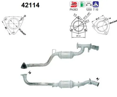 Catalizador Audi 100 C4 Saloon · Audi 100 C4 Avant · Audi A6 C4