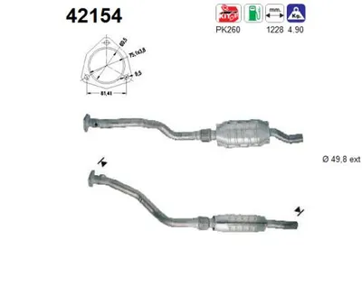 Catalizador Audi A4 B5 · Audi A4 B5 Avant