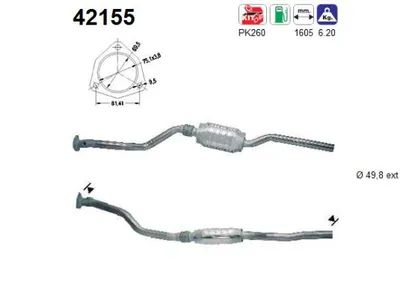 Catalizador Audi A4 B5 · Audi A4 B5 Avant