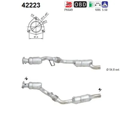 Catalizador Audi A4 B6 · Audi A4 B6 Avant