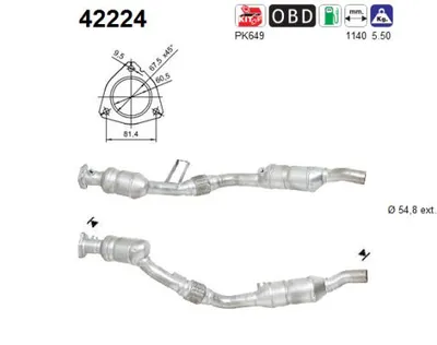 Catalizador Audi A4 B6 · Audi A4 B6 Avant