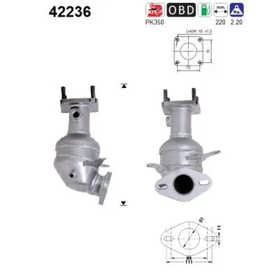 Catalizador Vw GOLF IV · Vw GOLF IV Variant · Vw BORA I