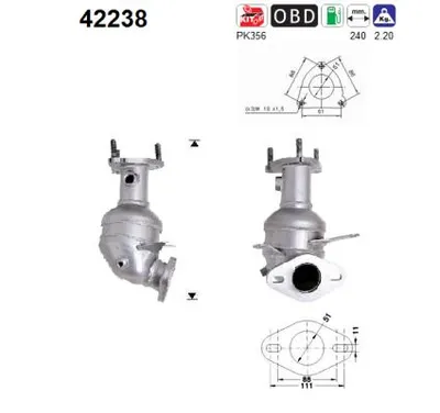 Catalizador Vw GOLF IV · Vw GOLF IV Variant · Vw BORA I