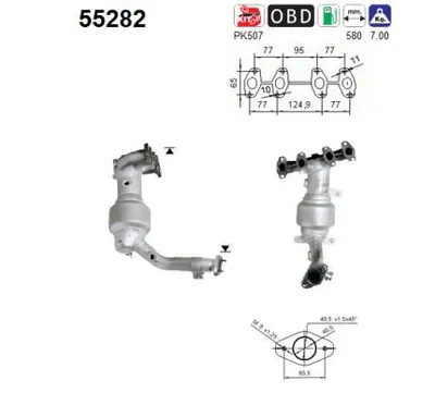 Catalizador Fiat PUNTO · Fiat PUNTO Hatchback Van