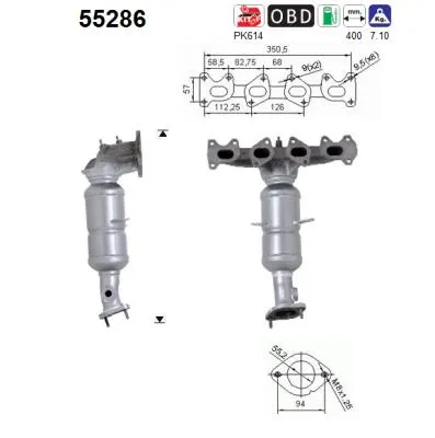 Catalizador Fiat STILO · Fiat STILO Multi Wagon · Fiat STILO VAN