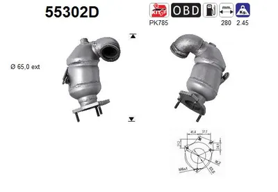 Catalizador Fiat STILO · Fiat STILO Multi Wagon · Alfa Romeo 147