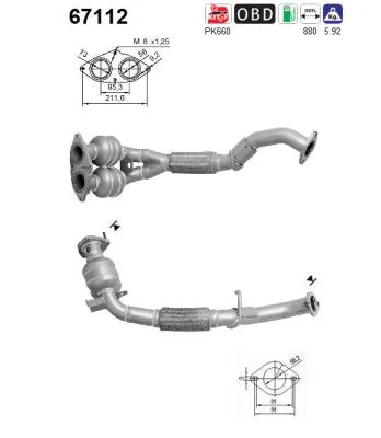 Catalizador Lancia LYBRA · Lancia LYBRA SW