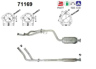 Catalizador Mercedes-Benz C-CLASS · Mercedes-Benz C-CLASS T-Model