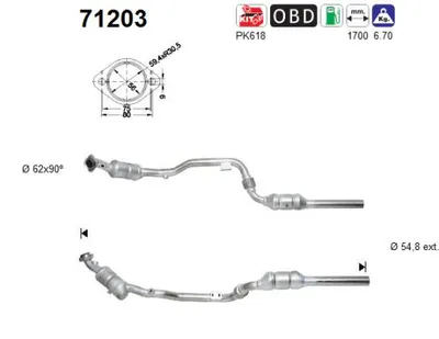 Catalizador Mercedes-Benz E-CLASS T-Model · Mercedes-Benz E-CLASS