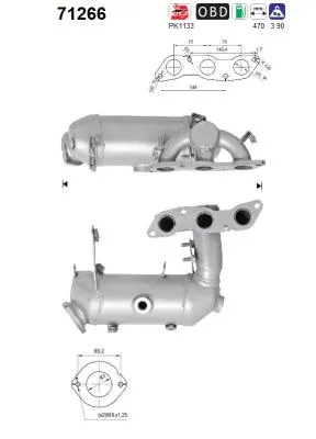 Catalizador Smart FORTWO Coupe · Smart FORTWO Cabrio