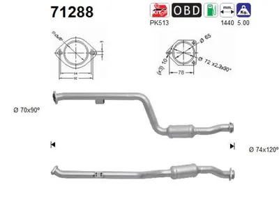 Catalizador Mercedes-Benz C-CLASS Coupe · Mercedes-Benz CLC-CLASS
