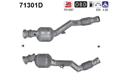 Catalizador Mercedes-Benz VITO Tourer · Mercedes-Benz VITO Mixto · Mercedes-Benz V-CLASS