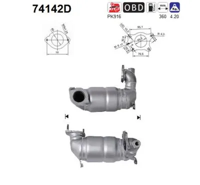 Catalizador Renault TRAFIC II Bus · Renault TRAFIC II Van · Renault TRAFIC II Platform/Chassis