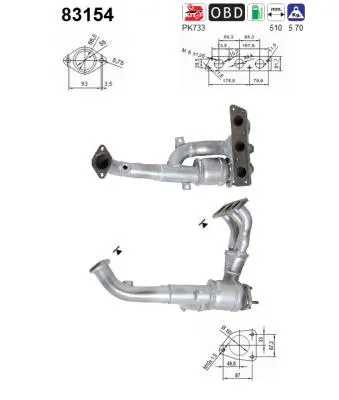 Catalizador Rover 45 I Hatchback · Rover 45 I Saloon