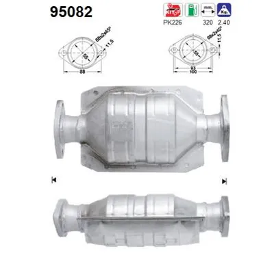 Catalizador Toyota STARLET · Toyota COROLLA · Toyota COROLLA Liftback