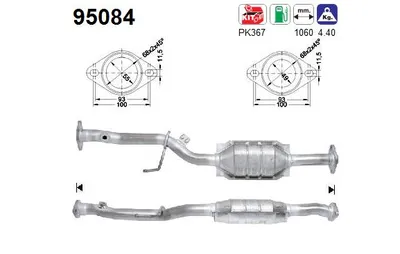 Catalizador Toyota AVENSIS · Toyota AVENSIS Liftback · Toyota AVENSIS Estate