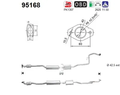 Catalizador Toyota YARIS · Toyota YARIS / VIOS III Saloon · Toyota YARIS Hatchback Van