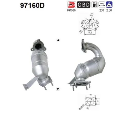 Catalizador Volvo S40 I · Volvo V40 Estate · Mitsubishi CARISMA