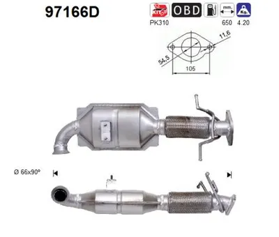 Catalizador Volvo S40 II · Volvo V50 · Volvo C30