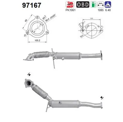 Catalizador Volvo XC70 I Cross Country · Volvo S60 I · Volvo V70 II