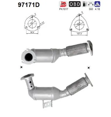 Catalizador Volvo S80 II · Volvo V70 III · Volvo XC70 II