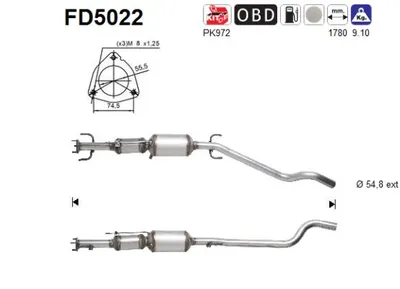 Filtro de partículas AS FD5022