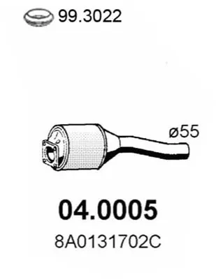 Catalizador Audi 80 B4 Saloon · Audi 80 B4 Avant · Audi 80 B3 Saloon