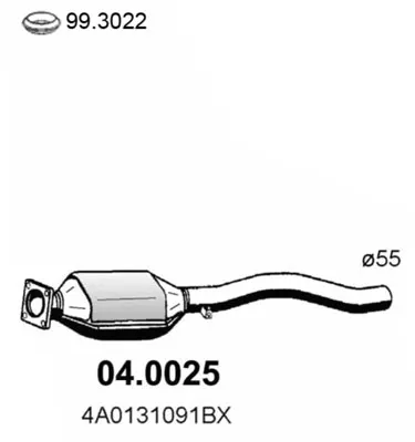 Catalizador Audi 100 C4 Saloon · Audi 100 C4 Avant · Audi A6 C4