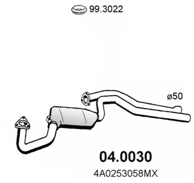 Catalizador Audi A6 C4 · Audi A6 C4 Avant