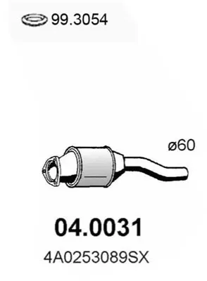 Catalizador Audi 100 C4 Saloon · Audi 100 C4 Avant · Audi A6 C4