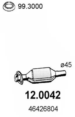 Catalizador Fiat PANDA · Fiat PANDA Hatchback Van · Lancia Y10