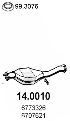 Catalizador Ford ESCORT V · Ford ESCORT V Turnier · Ford ESCORT V Saloon