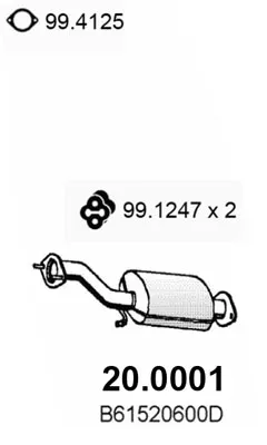 Catalizador Mazda MX-3 · Mazda 323 F IV · Mazda 323 C IV