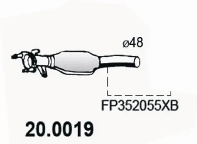 Catalizador Mazda 323 F V · Mazda 323 F VI Hatchback