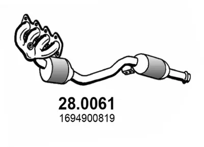 Catalizador Mercedes-Benz A-CLASS · Mercedes-Benz B-CLASS Sports Tourer