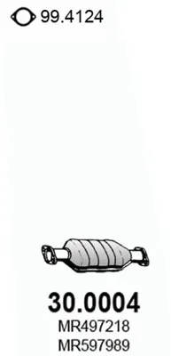 Catalizador Mitsubishi PAJERO II · Mitsubishi PAJERO PININ I