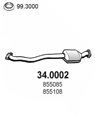 Catalizador Opel ASTRA F Saloon · Opel ASTRA F Convertible · Opel ASTRA F Hatchback