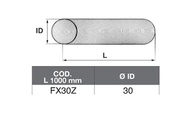 Tubo de escape ASSO FX30Z