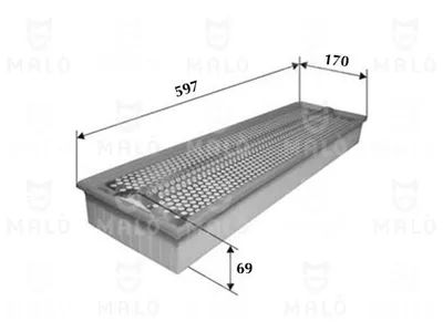 Filtro de aire Mercedes-Benz T2/LN1 Bus · Mercedes-Benz T2/LN1 Van · Mercedes-Benz T2/LN1 Platform/Chassis