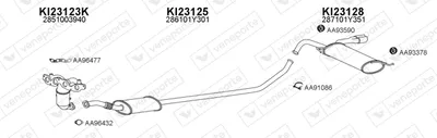 Sistema de gases de escape Kia PICANTO II