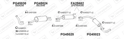 Sistema de gases de escape Fiat DUCATO Van · Fiat DUCATO Panorama · Fiat DUCATO Platform/Chassis